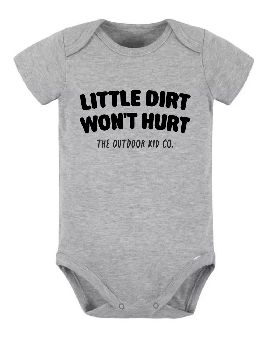 Little Dirt Won't Hurt — Camping Baby Bodysuit