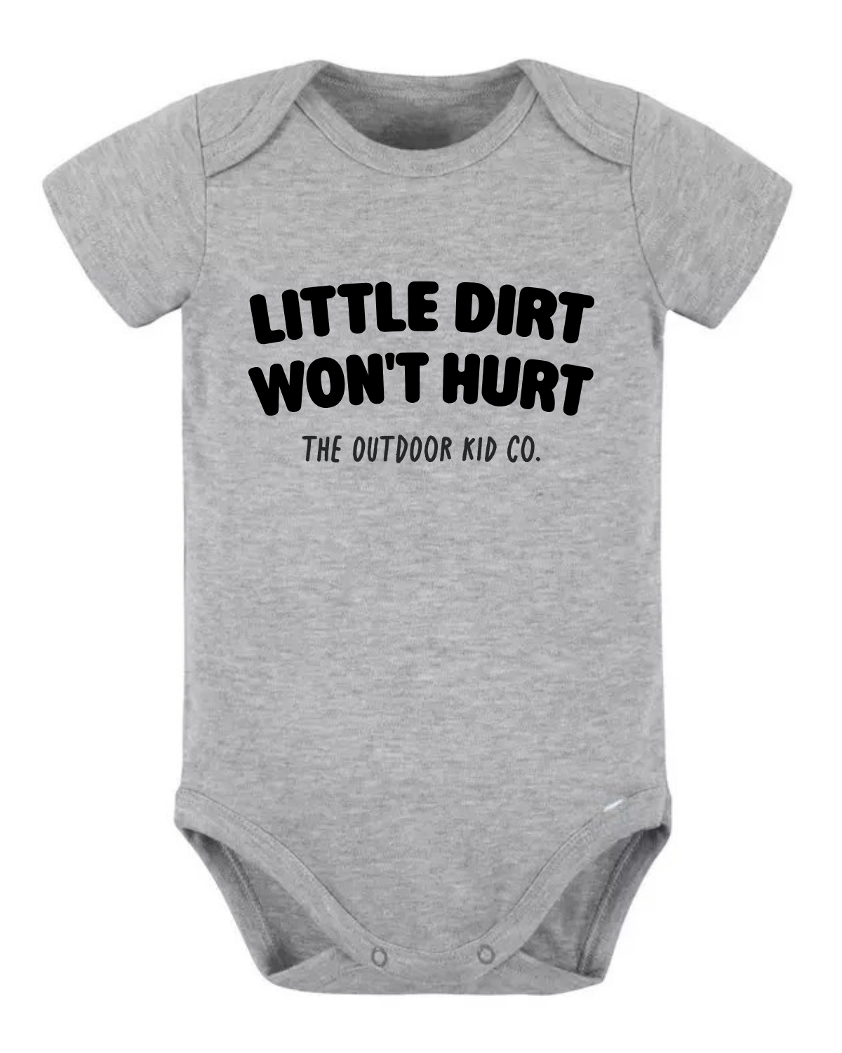 Little Dirt Won't Hurt — Camping Baby Bodysuit
