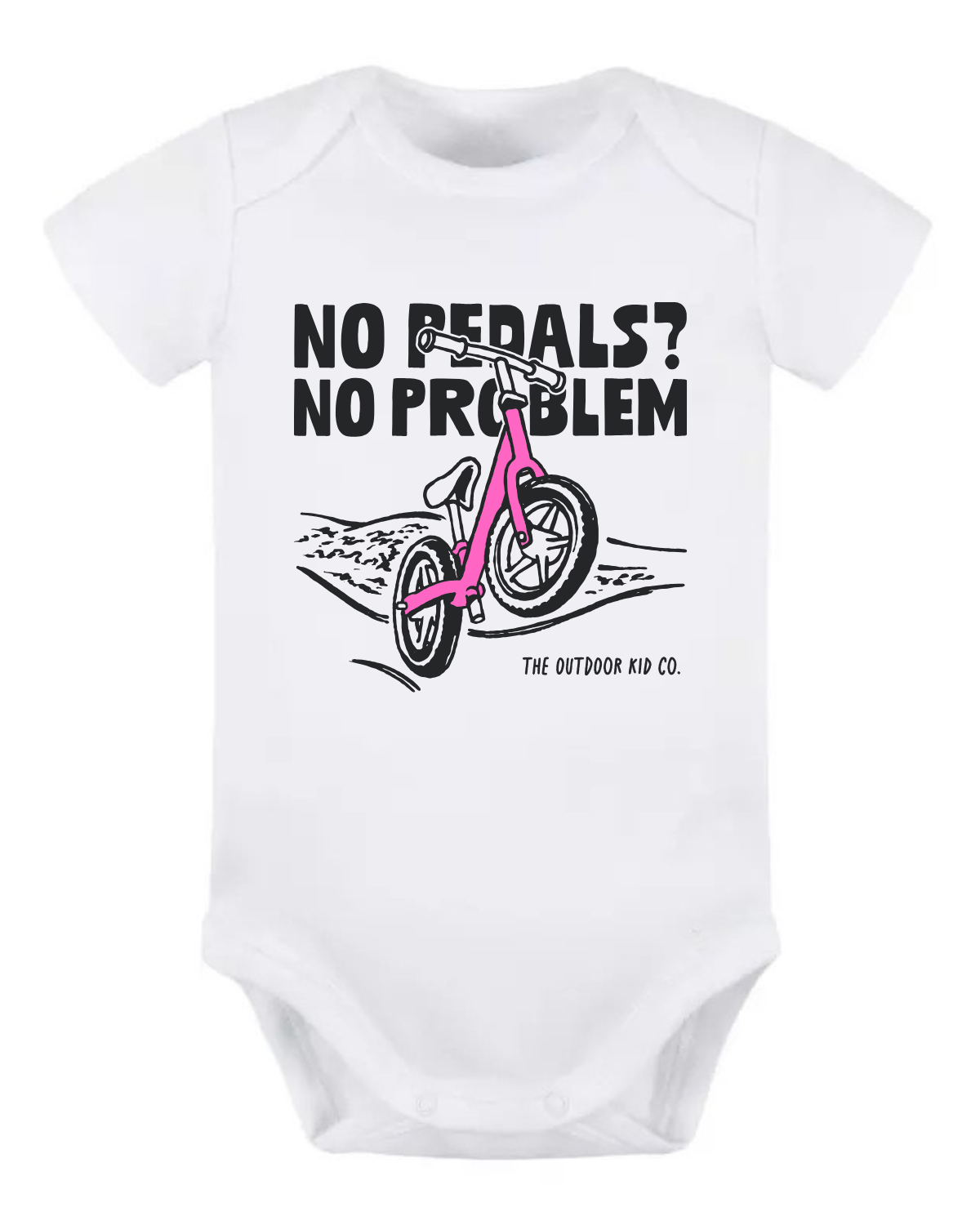 No Pedals? No Problem — Balance Bike Baby Bodysuit