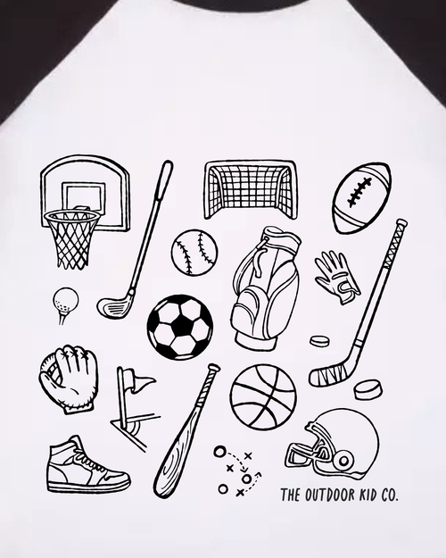 Game On! — Baseball Raglan Tee