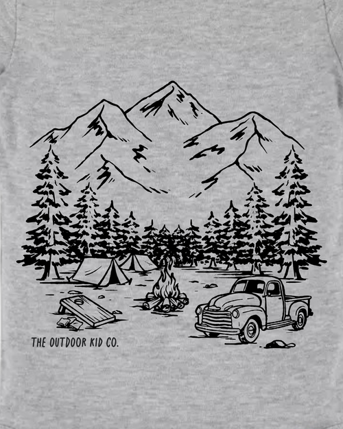 Little Dirt Won't Hurt — Camping Baby Bodysuit