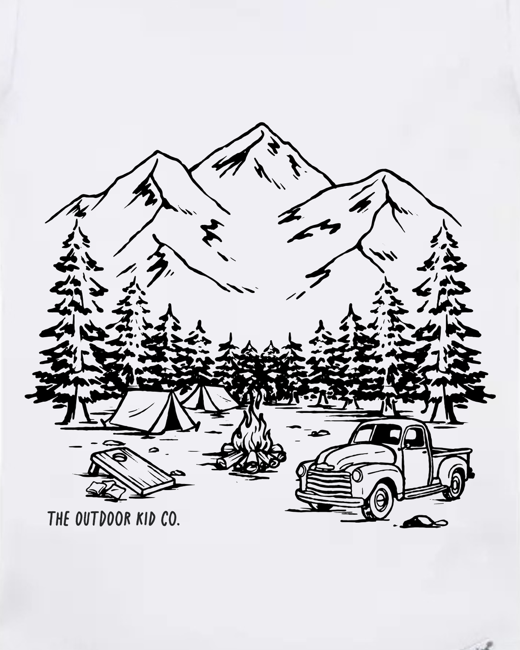 Little Dirt Won't Hurt — Camping Baby Bodysuit