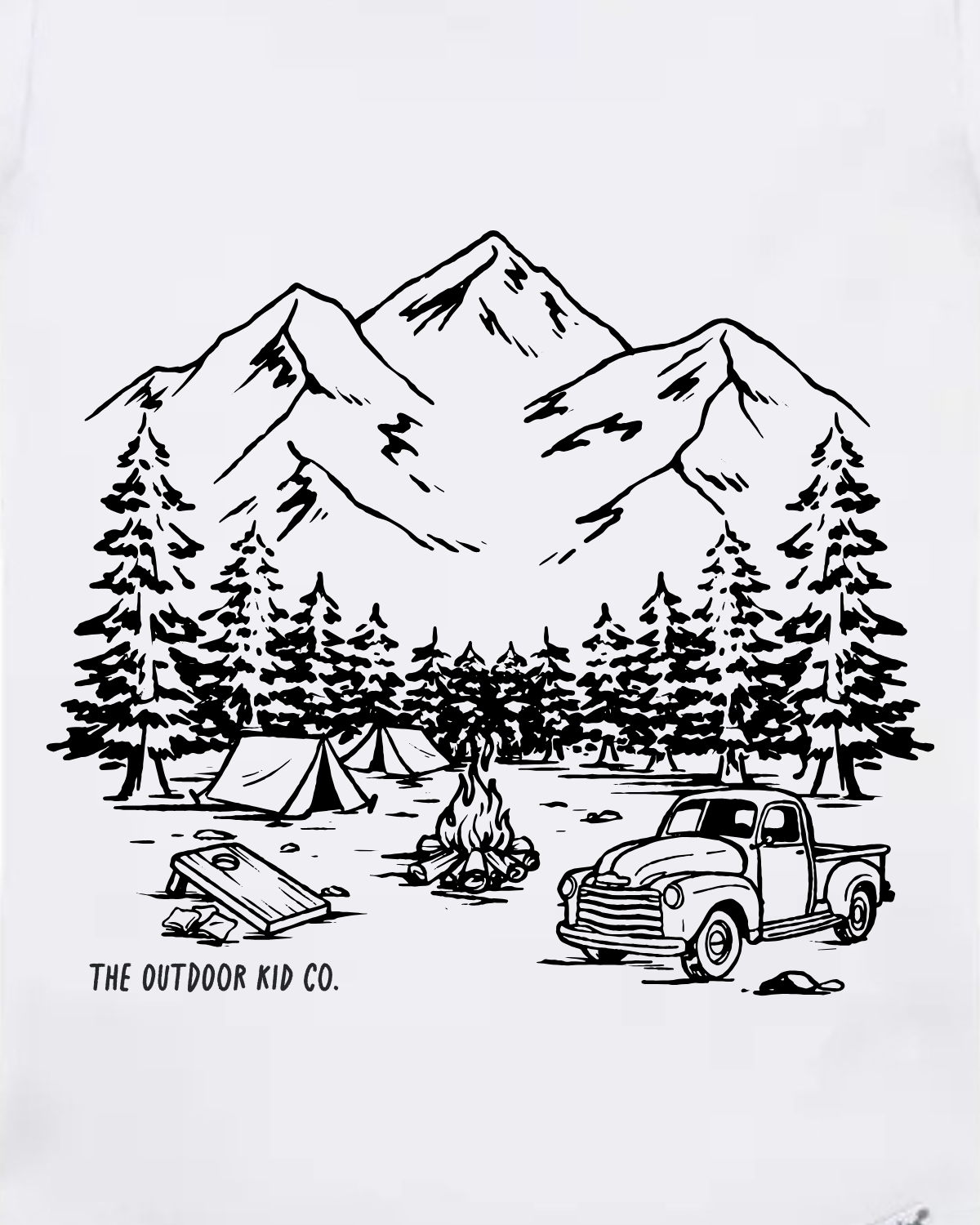 Little Dirt Won't Hurt — Camping Baby Bodysuit