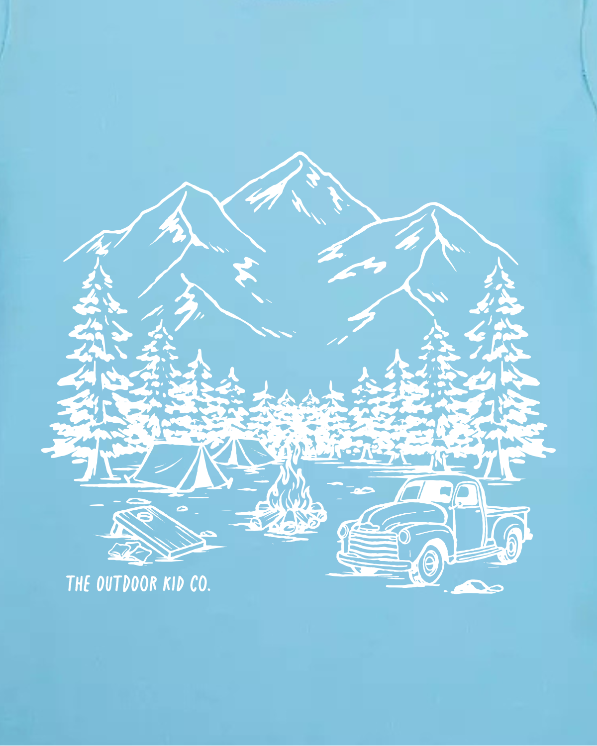 Little Dirt Won't Hurt — Kids Camping Tee