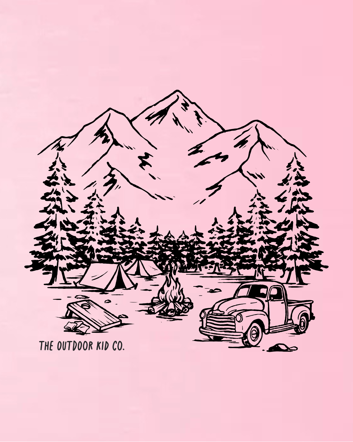 Little Dirt Won't Hurt — Kids Camping Tee