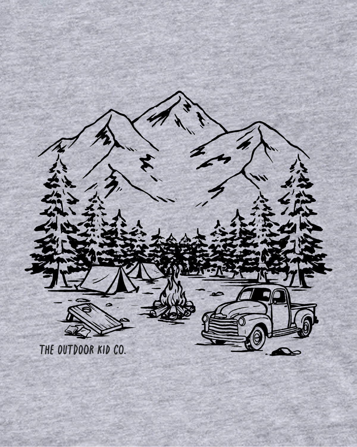 Little Dirt Won't Hurt — Kids Camping Tee